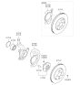 Diagram for 2015 Kia Soul Brake Backing Plate - 51756B2000