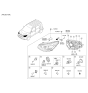 Diagram for 2017 Kia Rio Headlight Cover - 921401W000