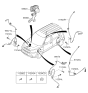 Diagram for 2014 Kia Soul ABS Sensor - 95670B2050