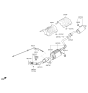 Diagram for 2014 Kia Soul Muffler - 28610B2500