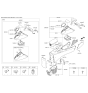 Diagram for Kia Soul Shift Indicator - 84656B2000AHV