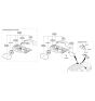 Diagram for Kia Soul EV Side Marker Light - 87614B2500