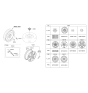 Diagram for Kia Wheel Cover - 529601Y200