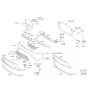 Diagram for Kia License Plate - 86519B2010