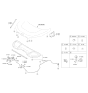 Diagram for 2018 Kia Soul Weather Strip - 86435B2000