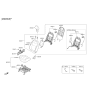 Diagram for 2015 Kia Soul Seat Cover - 88460B2350KE4