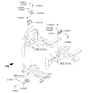 Diagram for 2017 Kia Soul Engine Mount Bracket - 21825A4100