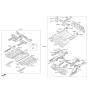 Diagram for Kia Soul Floor Pan - 65100B2300