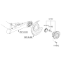 Diagram for 2017 Kia Soul EV Wheel Bearing - 52750B2050