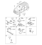 Diagram for Kia Soul Air Bag Control Module - 95910B2010