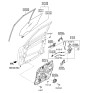 Diagram for Kia Soul Window Motor - 82460B2000