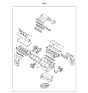 Diagram for 2010 Kia Optima Cylinder Head Gasket - KSH7110270C