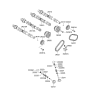 Diagram for Kia Rondo Camshaft - 247103E010