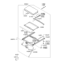 Diagram for 2007 Kia Rondo Sunroof - 816101D001