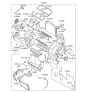 Diagram for 2006 Kia Rondo Blend Door Actuator - 971541D000