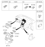 Diagram for Kia Seat Heater Switch - 937601D000RU