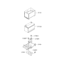 Diagram for 2009 Kia Rondo Battery Tray - 371501D000