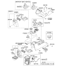 Diagram for Kia Rondo Cup Holder - 846701D400RU