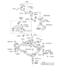 Diagram for 2011 Kia Soul Sway Bar Bracket - 548141G000