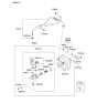 Diagram for Kia Rondo Brake Booster - 585001D050