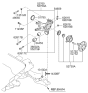 Diagram for Kia Rondo Axle Support Bushings - 552151D000