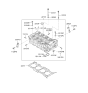 Diagram for 2007 Kia Rondo Cylinder Head - 2210025013