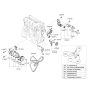 Diagram for 2008 Kia Optima Water Pump - 2510025002