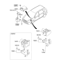 Diagram for Kia ABS Control Module - 589201D401