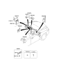 Diagram for 2007 Kia Rondo Antenna - 954101D200