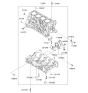 Diagram for Kia Optima Crankshaft Seal - 214433E000