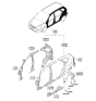 Diagram for 2007 Kia Rondo Wheelhouse - 868221D010