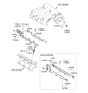 Diagram for 2009 Kia Spectra SX Fuel Injector - 3531023600