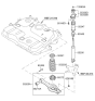 Diagram for Kia Rondo Coil Springs - 553501D400