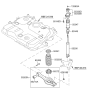 Diagram for 2011 Kia Rondo Shock And Strut Mount - 553303K010