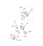 Diagram for Kia Rondo Turn Signal Switch - 934101D102