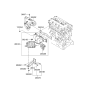 Diagram for 2008 Kia Rondo Exhaust Manifold - 2851025450