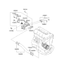 Diagram for 2025 Kia Telluride Coolant Temperature Sensor - 3922038010