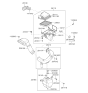 Diagram for 2009 Kia Optima Air Duct - 281382G510