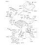 Diagram for Kia Rondo PCV Valve Hose - 267203E300