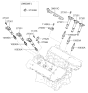 Diagram for Kia Borrego Spark Plug - 1884011051