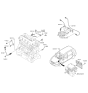 Diagram for Kia Rondo Crankshaft Position Sensor - 3918025200