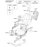 Diagram for 2008 Kia Rondo Seat Cushion - 882021D342457
