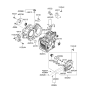 Diagram for 2006 Kia Rondo Transfer Case Mount - 4521739950