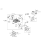 Diagram for Kia Rondo Intake Manifold - 283103E300