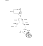 Diagram for 2006 Kia Rondo Power Steering Hose - 575301D000