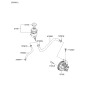 Diagram for 2011 Kia Rondo Power Steering Hose - 575301D000