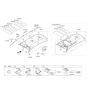 Diagram for 2010 Kia Rondo Dome Light - 928001D000QW