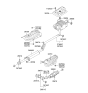 Diagram for 2009 Kia Rondo Catalytic Converter - 289502G310