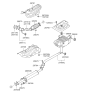 Diagram for 2009 Kia Rondo Muffler - 286101D220