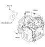 Diagram for 2007 Kia Rondo Transmission Assembly - 4500039AR0